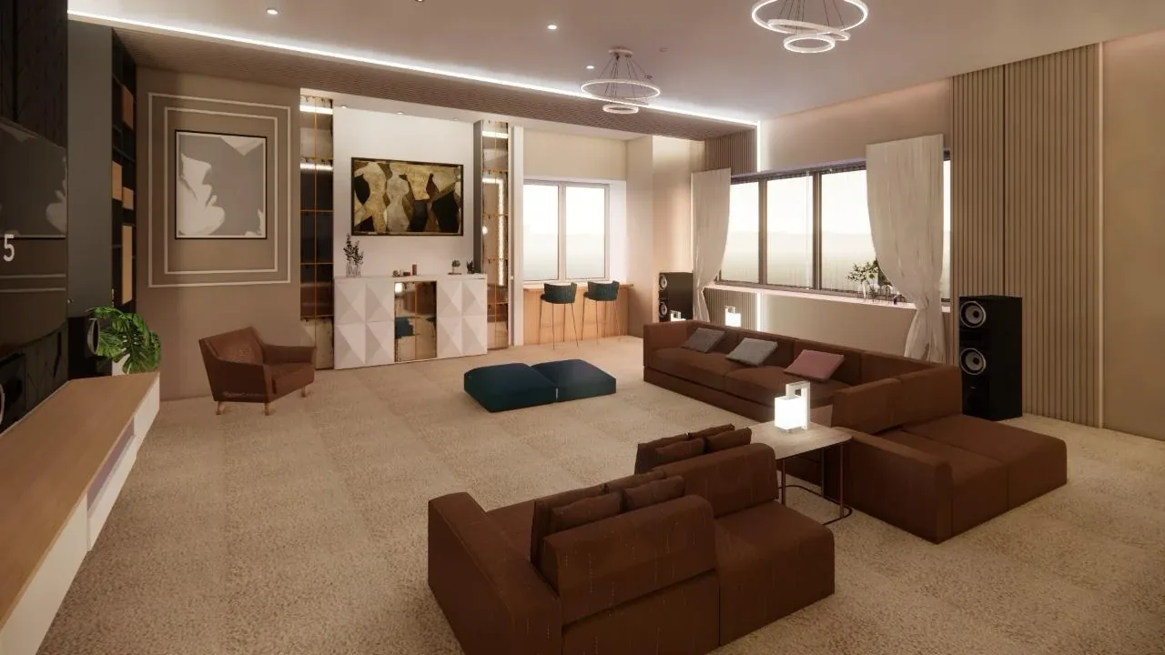 Zee5 Entertainment – Luxury Living Room